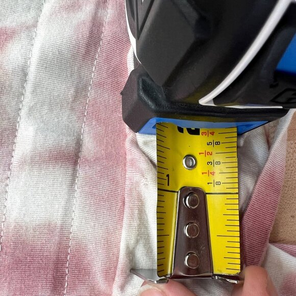 Lates By Kate Tie-Dye Lounge Pajama Set Short Sleeve Modal Pink Cream Size Large - Picture 10 of 13